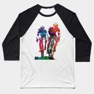 Two bikers sport art Baseball T-Shirt